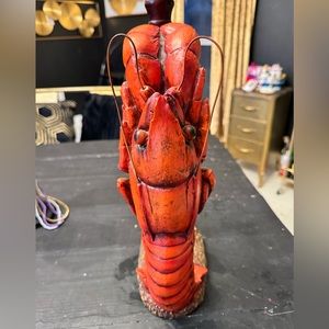 Large crawfish paper towel holder